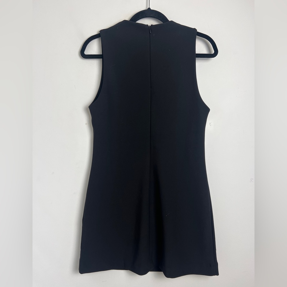 NEW ZARA Women's Medium Black Chic Minimalist Sleeveless Mini Dress - Picture 9 of 13
